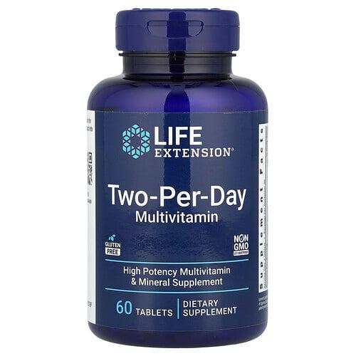 라이프 익스텐션 Life Extension, 투 퍼 데이 태블릿, 60정