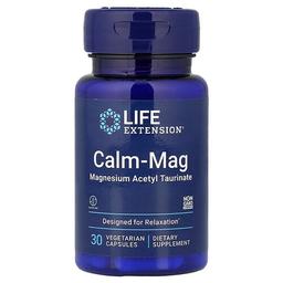 라이프 익스텐션 Life Extension, Calm-Mag, 마그네슘 아세틸 타우리네이트, 베지 캡슐 30정
