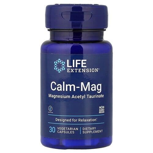 라이프 익스텐션 Life Extension, Calm-Mag, 마그네슘 아세틸 타우리네이트, 베지 캡슐 30정 상품 이미지