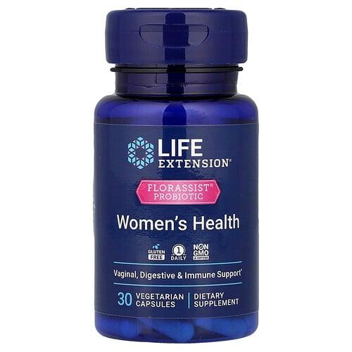 라이프 익스텐션 Life Extension, FLORASSIST® 프로바이오틱, 여성 건강, 베지 캡슐 30정 상품 이미지