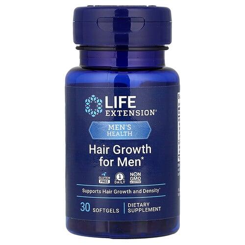 라이프 익스텐션 Life Extension, 남성 건강, 남성용 모발 성장, 소프트젤 30정