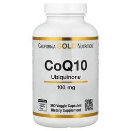캘리포니아 골드 뉴트리션 California Gold Nutrition, CoQ10, USP 등급 유비퀴논, 100mg, 베지 캡슐 360정
