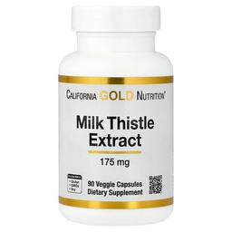 캘리포니아 골드 뉴트리션 California Gold Nutrition, 밀크시슬 추출물, 175mg, 베지 캡슐 90개