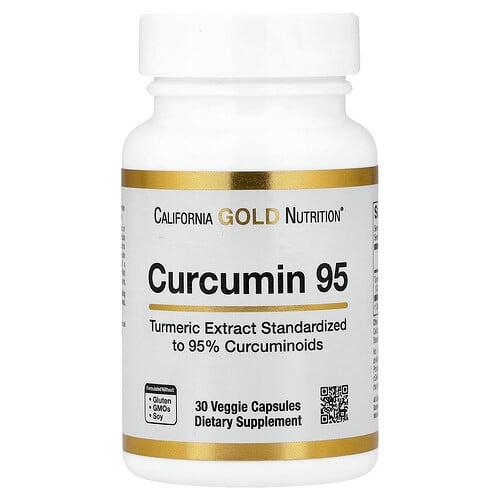 캘리포니아 골드 뉴트리션 California Gold Nutrition, 커큐민 95, 베지 캡슐 30정(캡슐당 500mg)