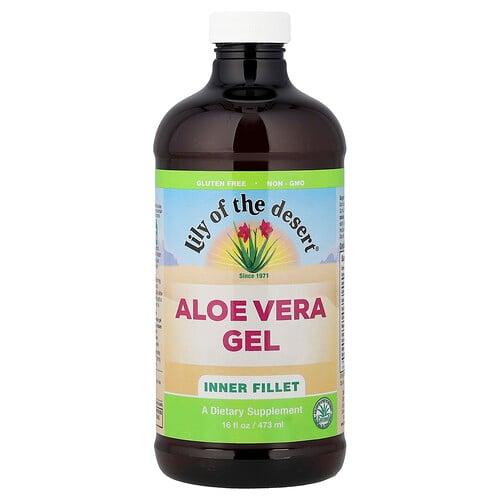 릴리 오브 더 데저트 Lily of the Desert, 알로에 베라 젤, 안쪽 필레, 16 fl oz (473 ml)