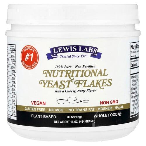루이스 랩스 Lewis Labs, 영양 효모 플레이크, 454g(16oz) 상품 이미지
