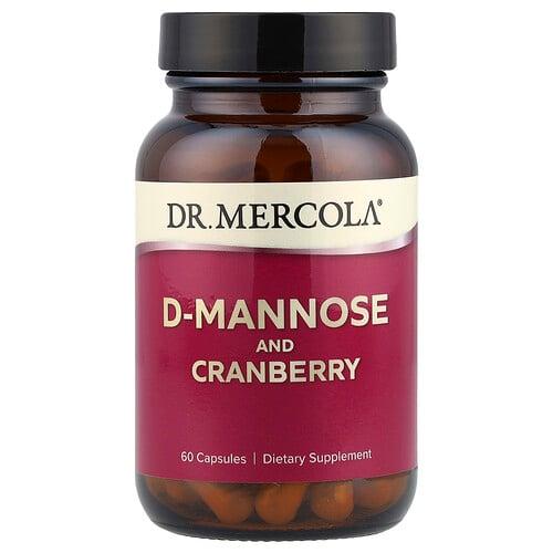 닥터 멀코라 Dr. Mercola, D-마노스 및 크랜베리 추출물, 캡슐 60정