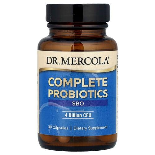 닥터 멀코라 Dr. Mercola, 컴플리트 프로바이오틱, SBO, 40억CFU, 캡슐 30정