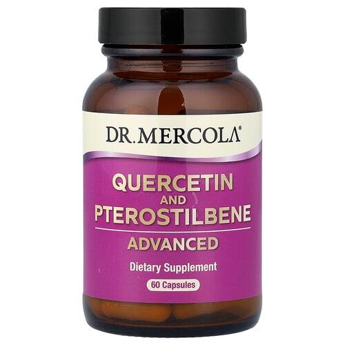 닥터 멀코라 Dr. Mercola, 퀘르세틴 및 프테로스틸벤 어드밴스드, 캡슐 60정
