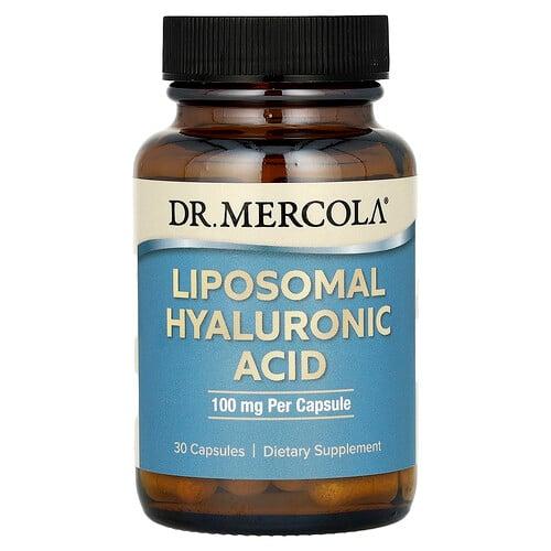 닥터 멀코라 Dr. Mercola, 리포소말 히알루론산, 100mg, 캡슐 30정