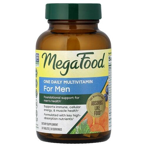 메가푸드 MegaFood, 원 데일리 종합비타민, 남성용, 30정 상품 이미지