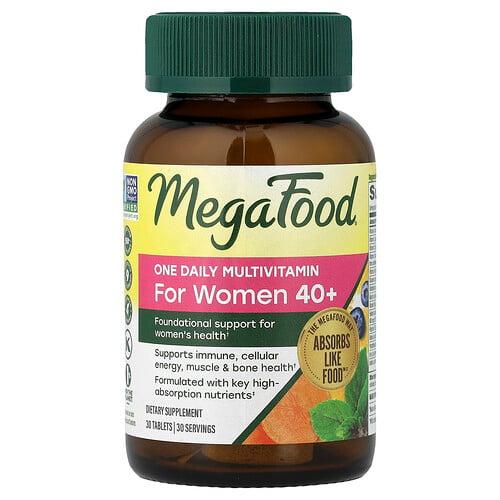 메가푸드 MegaFood, 원 데일리 종합비타민, 40세 이상 여성용, 30정