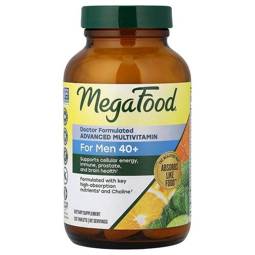 메가푸드 MegaFood, 어드밴스드 종합비타민, 40세 이상 남성용, 120정 상품 이미지