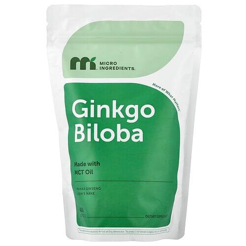 마이크로 인그리디언츠 Micro Ingredients, 은행나무(Ginkgo Biloba), 인삼, 노루궁뎅이버섯, 소프트젤 400정
