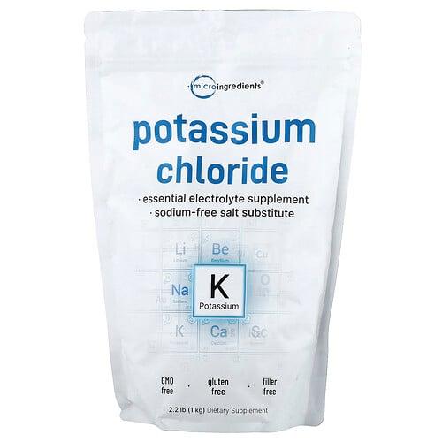 마이크로 인그리디언츠 Micro Ingredients, 염화칼륨, 1kg(2.2lb)