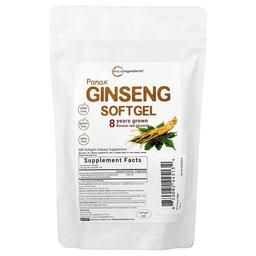 마이크로 인그리디언츠 Micro Ingredients, 인삼 소프트젤, 소프트젤 300정(소프트젤 1정당 750mg)