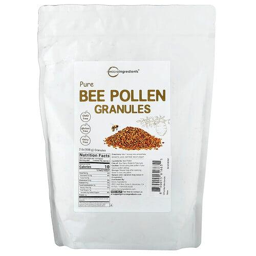 마이크로 인그리디언츠 Micro Ingredients, 순수 벌꽃가루 과립,, 908g(2lb)