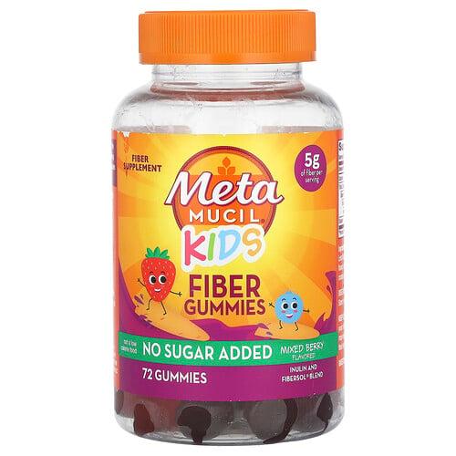메타무실 Metamucil, 어린이용, 식이섬유 구미젤리, 믹스 베리, 구미젤리 72개
