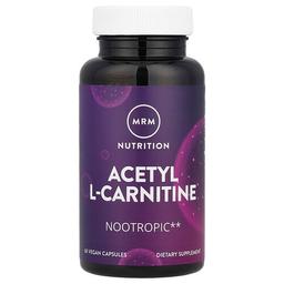 MRM 뉴트리션 MRM Nutrition, 아세틸 L-카르니틴, 베지 캡슐 60정