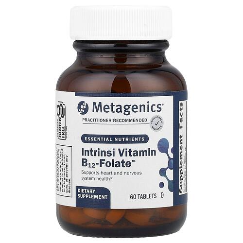 메타제닉스 Metagenics, Intrinsi Vitamin B12-Folate™, 60정 상품 이미지