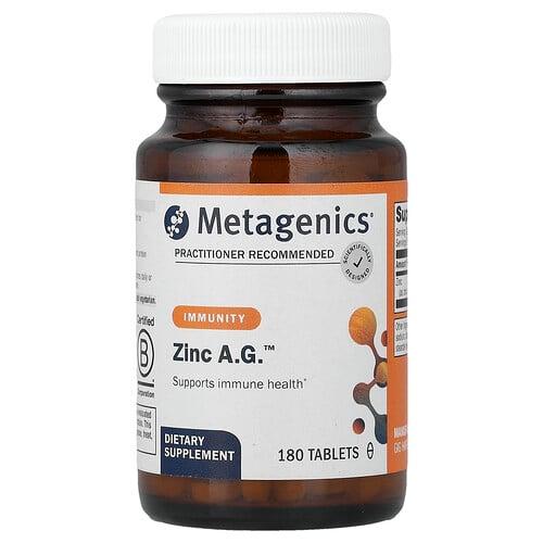 메타제닉스 Metagenics, Zinc AG™, 180정(1정당 20mg)