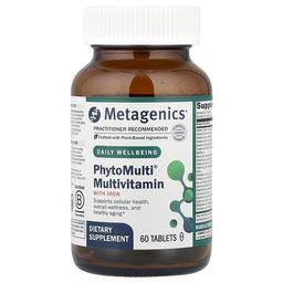 메타제닉스 Metagenics, PhytoMulti® 종합비타민, 철분 함유, 60정