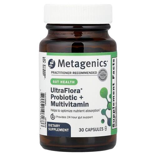 메타제닉스 Metagenics, UltraFlora®, 프로바이오틱 + 종합비타민, 캡슐 30정 상품 이미지