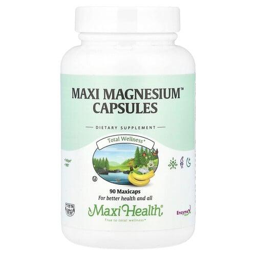 맥시 헬스 Maxi Health, Maxi Magnesium™ 캡슐, 막시캡슐 90정 상품 이미지
