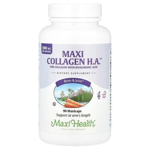 맥시 헬스 Maxi Health, Maxi Collagen HA™, 1,000mg, 맥시캡슐 90정(캡슐 1정당 333mg) 상품 이미지