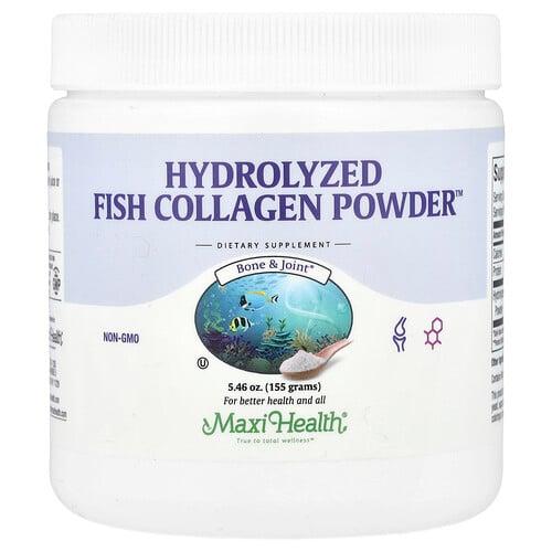 맥시 헬스 Maxi Health, 하이드롤라이즈드, Fresh Collagen Powder™, 155g(5.46oz)