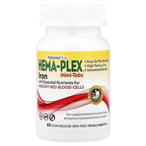네이쳐스 플러스 NaturesPlus, Hema-Plex®, 서방형 미니 정제 60정