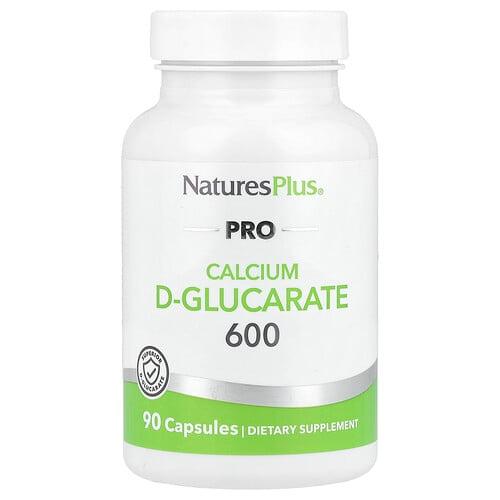 네이쳐스 플러스 NaturesPlus, 프로 칼슘 d-글루카레이트 600, 캡슐 90정(캡슐 1정당 600mg)