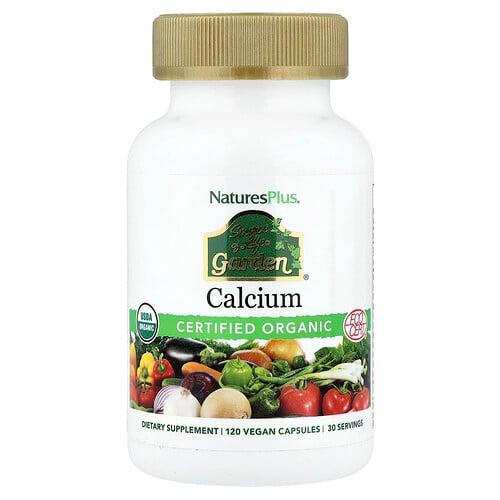 네이쳐스 플러스 NaturesPlus, Source of Life®, Garden®, 칼슘, 비건 캡슐 120정 상품 이미지