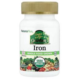 네이쳐스 플러스 NaturesPlus, Source of Life Garden®, 철분, 베지 캡슐 30정(캡슐 1정당 18mg)