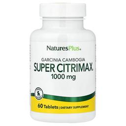 네이쳐스 플러스 NaturesPlus, 가르시니아 캄보지아 Super Citrimax®, 60정