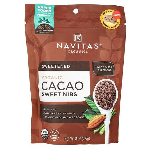 나비타스 오가닉스 Navitas Organics, 유기농 카카오 스위트 닙스, 227g(8oz)