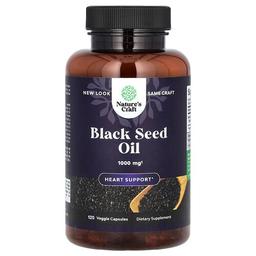 네이처스 크래프트 Nature's Craft, 블랙 시드 오일, 베지 캡슐 120정(캡슐 1정당 500mg)