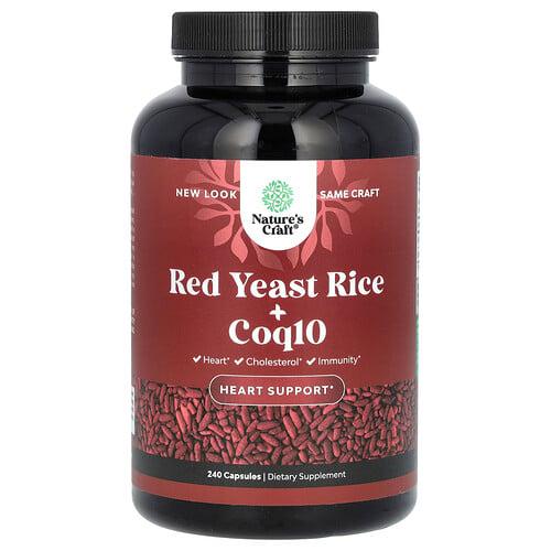 네이처스 크래프트 Nature's Craft, 홍국 + CoQ10, 캡슐 240정 상품 이미지