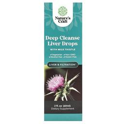 네이처스 크래프트 Nature's Craft, 딥 클렌즈 리버 드롭, 밀크시슬 함유, 60ml(2fl oz)