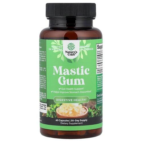 네이처스 크래프트 Nature's Craft, 매스틱검, 캡슐 60정(캡슐 1정당 500mg)