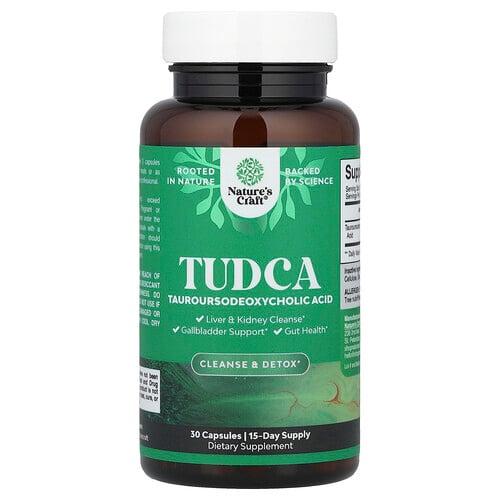 네이처스 크래프트 Nature's Craft, TUDCA, 캡슐 30정(캡슐 1정당 250mg)