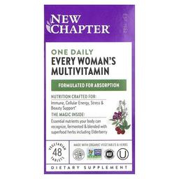 뉴챕터 New Chapter, One Daily Every Woman's™ 종합비타민, 베지 정제 48정