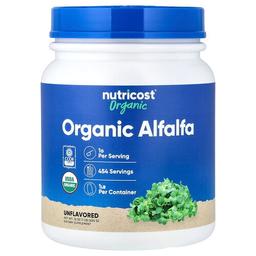 뉴트리코스트 Nutricost, 유기농 알팔파 분말, 무맛, 454g(16oz)