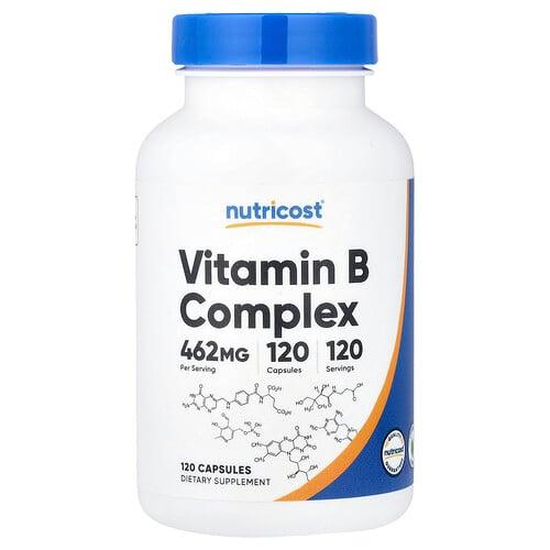 뉴트리코스트 Nutricost, 비타민B 복합체, 캡슐 120정 상품 이미지