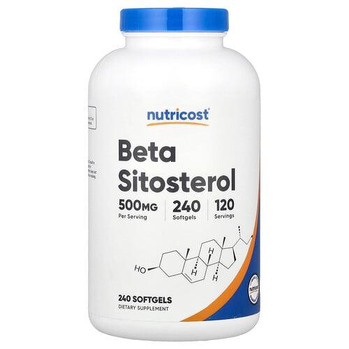 뉴트리코스트 Nutricost, 베타 시토스테롤, 소프트젤 240정(소프트젤 1정당 250mg)