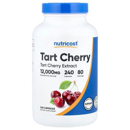 뉴트리코스트 Nutricost, 타트체리, 캡슐 240정(캡슐 1정당 400mg)