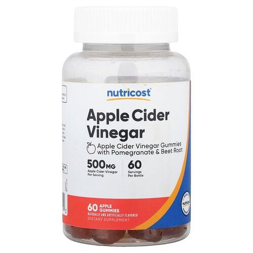뉴트리코스트 Nutricost, 사과 식초 구미젤리, 60개