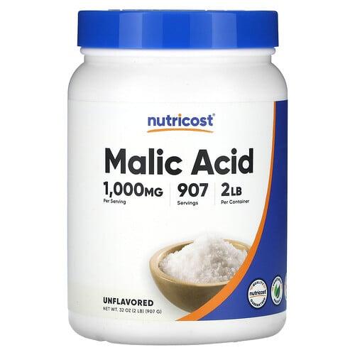 뉴트리코스트 Nutricost, 말산, 무맛, 907g(32oz)