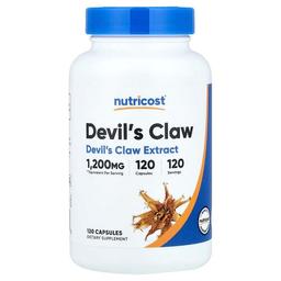 뉴트리코스트 Nutricost, 데블스 클로, 300mg, 캡슐 120정