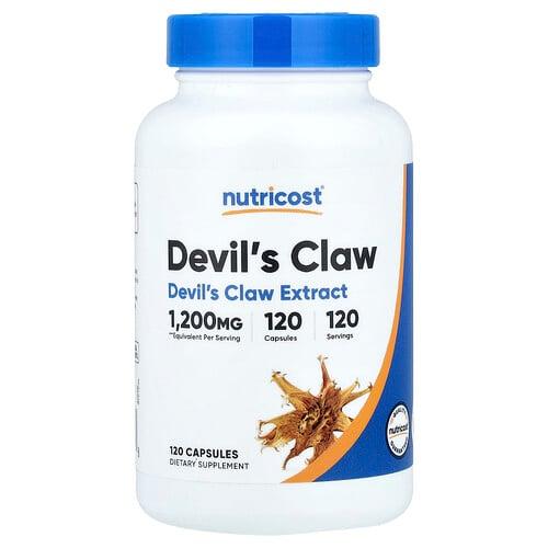 뉴트리코스트 Nutricost, 데블스 클로, 300mg, 캡슐 120정